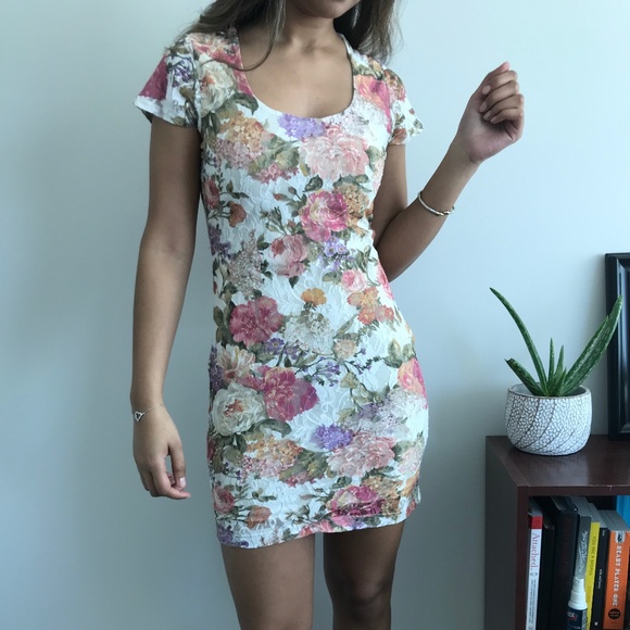 Floral Mini Dress - Picture 1 of 3